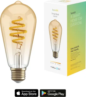 Produktbild von Hombli smarte Filament Glühbirne, ST64, E27, CCT, Amber