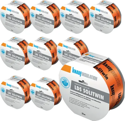 Immagine prodotto di 10x KNAUF Haftklebeband LDS Solitwin 60mm 25m