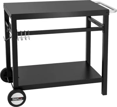 Produktbild von Royal Gourmet Grillwagen Grilltisch Outdoor Beistelltisch Garten Trolley Outdoorküche Multifunktioneller Arbeitstisch Werkbank für Outdoor BBQ Servierwagen Arbeitsplatte 85x50 cm