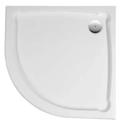 Produktbild von Gelco HERA Gussmarmor-Duschwanne, Viertelkreis, 90 x 90 x 7,5 cm, R550