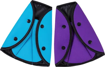 Imagen del producto de Cinturón de seguridad - Universal - Ajustable - Almohadilla triangular para el cinturón - Cinturón de seguridad estable - Ajustable para niños y adultos
