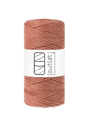 Produktbild von Rost Baumwoll-Makramee-Kordel 3mm 100m OUTLET