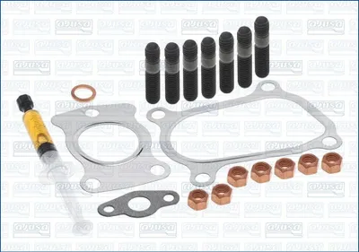 Produktbild von AJUSA JTC11263 Montagesatz Turbolader passend für PEUGEOT 206 Schrägheck (2A/C) 307 (3A/C) für CITROËN Berlingo / Berlingo First (MF, GJK, GFK)