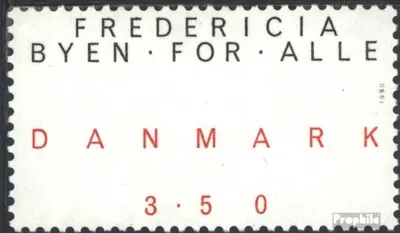Produktbild von Briefmarken Dänemark 1990 Mi 989 (kompl.Ausg.) postfrisch Fredericia