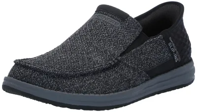 Productafbeelding van Skechers heren mocassin "Melson-Bentin 210596", casual model, zwart, maat 41 EU