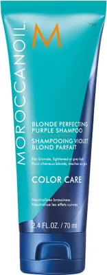 Immagine prodotto di Moroccanoil, Color Care Blonde Perfecting Purple, senza parabeni, shampoo per capelli, neutralizza l'opacità, 70 ml