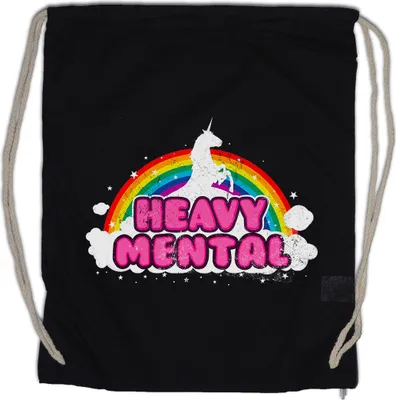 Produktbild von Urban Backwoods Heavy Mental, Turnbeutel, Farbe: Schwarz