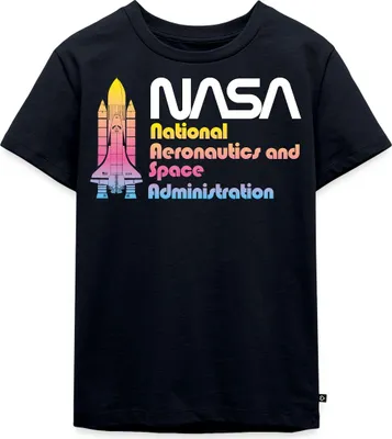 Produktbild von Spreadshirt NASA Kinder Premium T-Shirt, 98/104 (2 Jahre), Navy