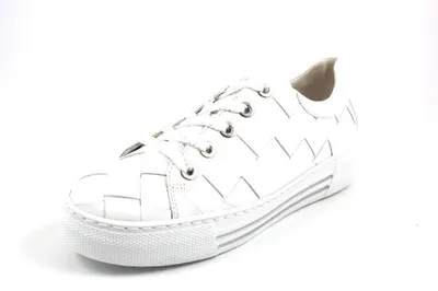 Produktbild von Gabor Comfort Damenschuhe Schnürschuhe Sportive Sneaker Weiß Freizeit, Schuhgröße:EUR 40 | UK 6.5