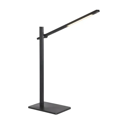 Image de Mexlite - lampe de table - Stekk - noir - aluminium plastique - lampe de bureau - LED - 2689ZW
