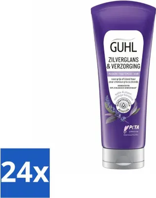 Produktbild von Guhl - Haarmaske - Silberglanz & Anti-Gelbstich Pflege - 200 ml - Vorteilspack - 24 Stücke