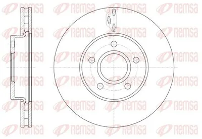 Produktbild von 2x REMSA Bremsscheibe 61560.10 vorne für FORD FOCUS III Turnier FOCUS III 278mm