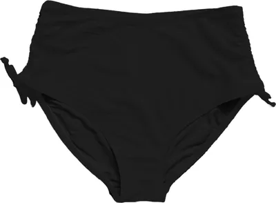 Produktbild von Damen Badeshorts V-Ausschnitt Kordelzug Bikini Badeanzug Unterteil Verstellbare gerüschte Seiten Boyshorts Badeanzug Boardshorts