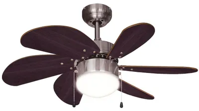 Produktbild von LED Deckenventilator, Zugschalter, Vor-Rücklauf, D 75 cm