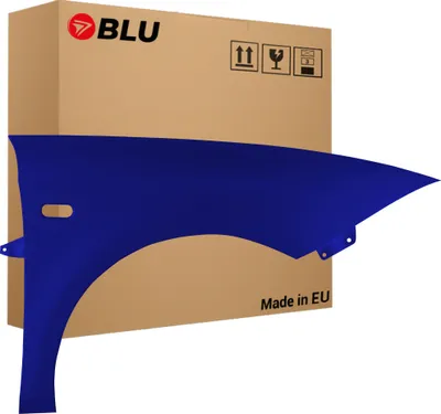 Image de BLU Aile Compatible avec Seat Leon II 2 1P1 LS5S Droite Blau Blau Imperial | 2005-2012 | Avant | Peint| Prêt à Monter | Acier