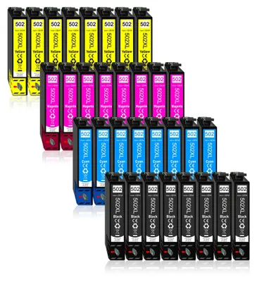 Produktbild von 32er Pack Druckerpatronen 502 502XL kompatibel mit Epson WF-2880
