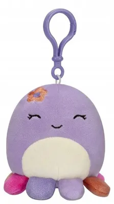 Imagen del producto de SQUISHMALLOWS Beula, llavero con clip, peluche, 9 cm