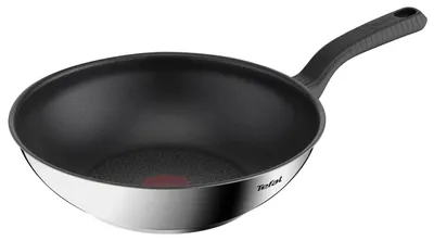 Immagine prodotto di Padella Wok Tefal Comfort MAX C97719, diametro massimo 28 cm, acciaio inox, adatta per fornelli a induzione, rivestimento antiaderente