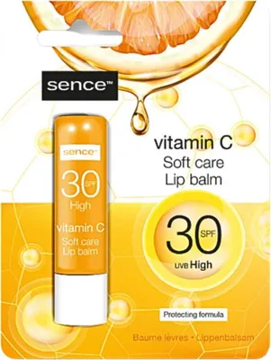 Produktbild von Sence - Soft Care Vitamin C - Lippenbalsam - Feuchtigkeitsspendend - 4,3 g - 1 Stück