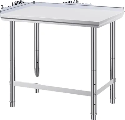 Produktbild von Küchenarbeitstisch, verstellbares Unterregal, stabile Struktur, 35x24x32 Zoll, 35x24x32 Zoll