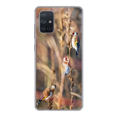 Produktbild von MuchoWow® Handyhülle Schutzhülle Hülle für Samsung Galaxy A51 5G Vögel - Äste - Wald Silikon Softcase Handy Hülle - Abbildung