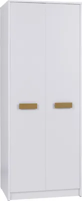 Produktbild von Marmex GRANT 13 Weiß - Kleiderschrank mit einer Kleiderstange 75x195x54 cm.