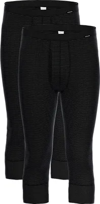 Produktbild von Ammann 2er Pack Jeans Lange Unterhose Strapazierfähiges und komfortables Material, Mit Weichelastikbund, Breite Bündchen am Bein