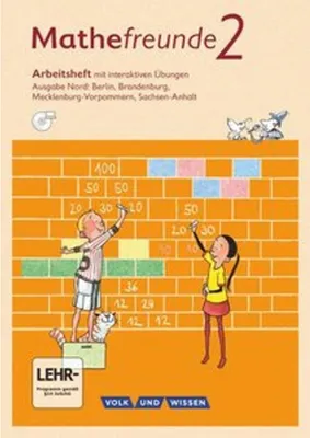 Obrázek produktu pro Mathefreunde Nord 2. Schuljahr. Arbeitsheft mit interaktiven Übungen auf scook.de