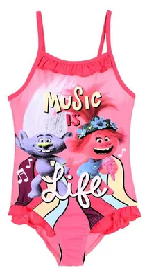 Imagen del producto de Trolls Badpak - Música es vida - Rosa - Talla 116