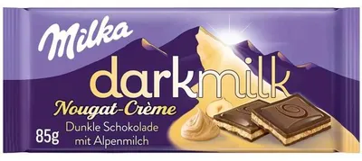 Produktbild von Milka darkmilk Nougat-Crème 85g