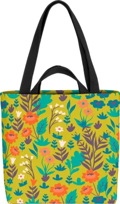 Produktbild von VOID Sommerblumen Wiese Garten Tasche 33x33x14cm,15l Einkaufs-Beutel Shopper Einkaufs-Tasche Bag