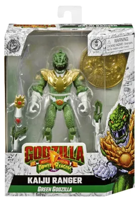 Imagen del producto de Figura de acción de Power Rangers x Godzilla, Godzilla verde