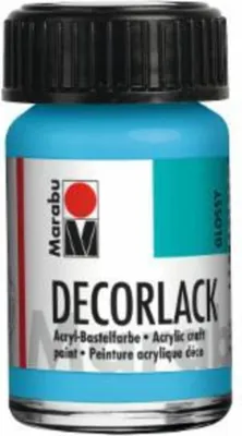 Immagine prodotto di Marabu 1130 39 090 Decorlack Acryl Acryl Hellblau 15 ml
