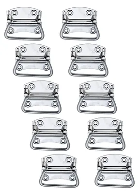 Image de Alberts 852153 Poignée de caisse, acier inoxydable, 92 x 80 mm, lot de 10