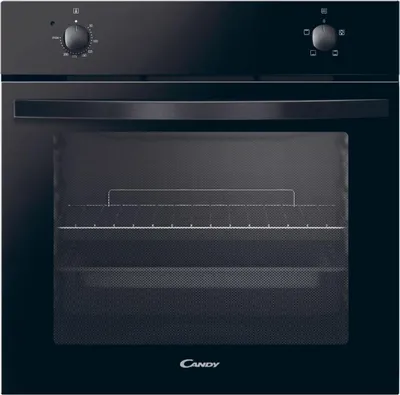 Candy | FIDC N100 | Backofen | 70 L | Multifunktion | Manuell | Mechanische Steuerung | Ja | Höhe 59,5 cm | Breite 59,5 cm | Schwarz