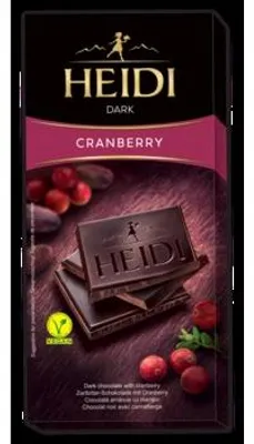 Zdjęcie produktu dla Heidi Czekolada Gorzka Żurawina 80g