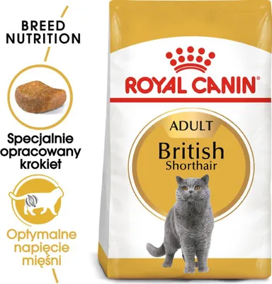Zdjęcie produktu dla Royal Canin British Shorthair, Dorosły, Brytyjski krótkowłosy, 2 kg, Zawiera przeciwutleniacze