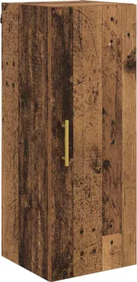 Obrázek produktu pro Nástěnná skříňka Staré dřevo 34,5 x 34 x 90 cm kompozitní dřevo