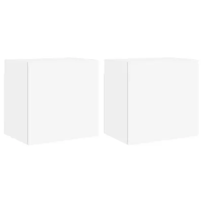 Produktbild von vidaXL TV-Wandschränke 2 Stk. Weiß 40,5x30x40 cm Holzwerkstoff
