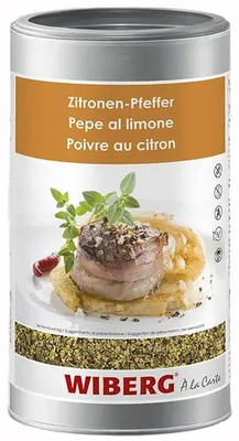 Image de Wiberg poivre au citron mélange d'épices en boîte 750g