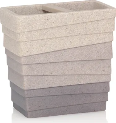 Produktbild von Kela Zahnbürstenhalter Valura Poly braun 10x6x10cm, 22802