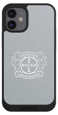 Produktbild von NIVOCASE Handyhülle für Apple iPhone 12 mini  Hülle NIVOpure Case Schwarz Bayer 04 Leverkusen Offizielles Lizenzprodukt Wappen