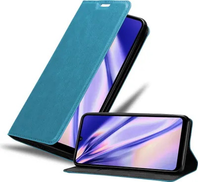 Obrázek produktu pro Cadorabo Case for Huawei Y6P Protective Case in Turquoise Pouzdro na mobilní telefon s magnetickým zavíráním