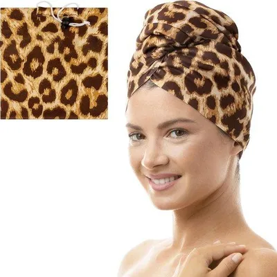 Produktbild von Famanu Haarturban für Frauen und Mädchen - Anti-Krissel, saugfähig und weich
