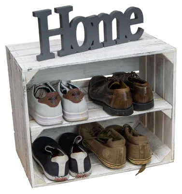 Produktbild von Obstkiste Johanna neu - Shabby weiß 1er Set Längs