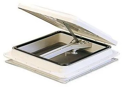 Immagine prodotto di BSSTAIN, lucernario per camper, bianco, 40 x 40 cm, finestra per tetto, camper 40 x 4