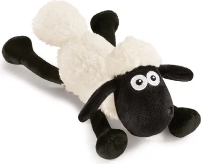 Produktbild von NICI 48051 Liegendes Kuscheltier Shaun das Schaf 20cm, WEIß
