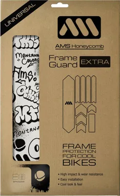 Produktbild von All Mountain Style Honeycomb Extra Rahmenschutzaufkleber Durchsichtig  Durchsichtig One Size