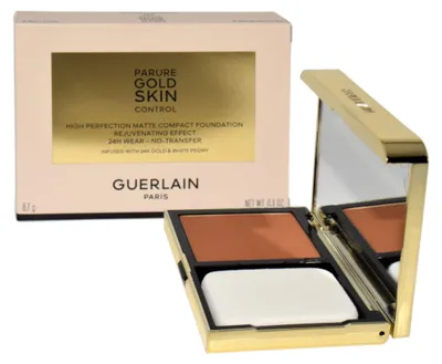 Produktbild von Guerlain Parure Gold Skin Control, Kompaktes Gehäuse, Pulver, Jeder Hauttyp, Aufhellend, Aufpolsterung, Glättend, Mittel, tral