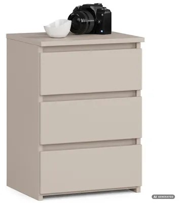 Immagine prodotto di Comodino CL3 Cashmere 40 cm 3 cassetti 40x35x57 cm